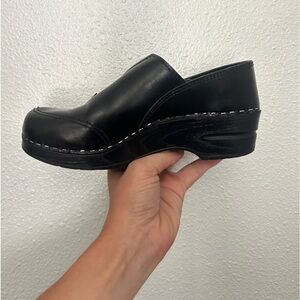 Dansko Sanita® Professional Cabrio Black leather shoes size 7 36